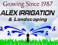 Alex Irrigation and Landscaping logo